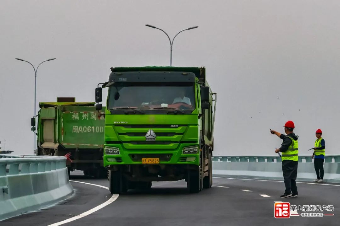 福建尤溪洲南立交改造項(xiàng)目橋梁荷載試驗(yàn)進(jìn)行中，即將通車